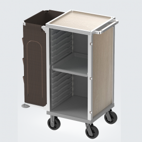  Aluminium alloy frame housekeeping trolley similar to Ascolia design