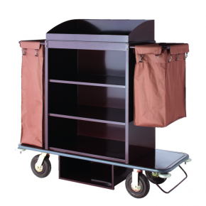 Hotel Room Maid Cart Housekeeping Trolley  