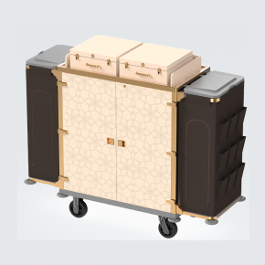 Lightweight Aluminum Room Service Cart for Hotels - Elegant Ideal