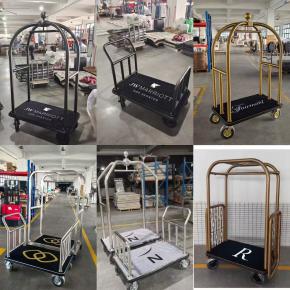 Hotel Lobby Luggage Cart