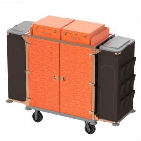  Wholesale Aluminium Alloy Housekeeping Trolley for Hotel Suppliers
