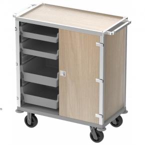  OEM Aluminum Housekeeping Trolley Manufacturer – Wholesale Hotel Cleaning Cart
